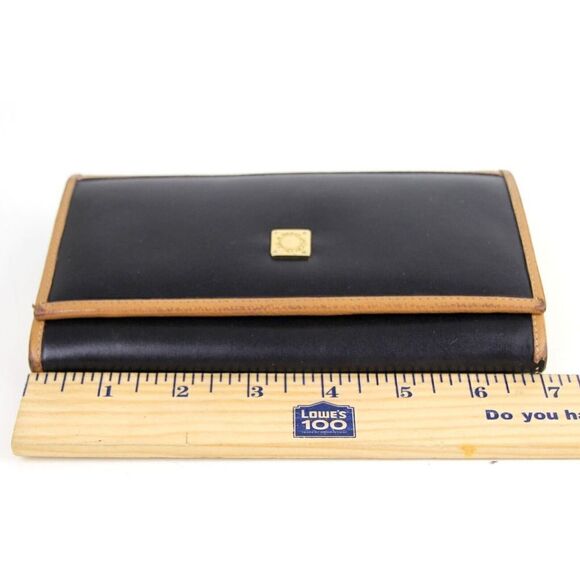 Jacob de Yulia BLACK BROWN LEATHER MULTI COMPARTMENT BILL HOLDER ID CARD WALLET - Picture 10 of 11
